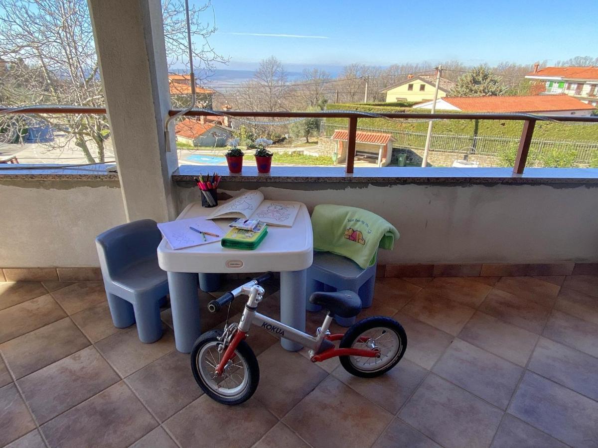 Sea View Istrian Countryside Apartment - Rota Dragonja Kültér fotó